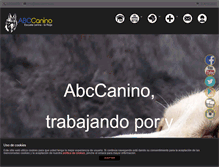 Tablet Screenshot of abccanino.es